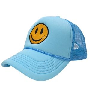 Baby blue trucker hat